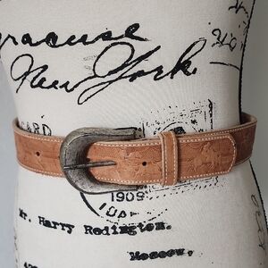Karen Kane Leather Western Belt